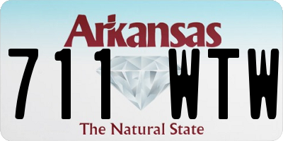 AR license plate 711WTW