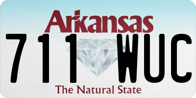 AR license plate 711WUC