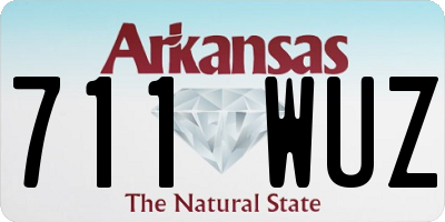 AR license plate 711WUZ