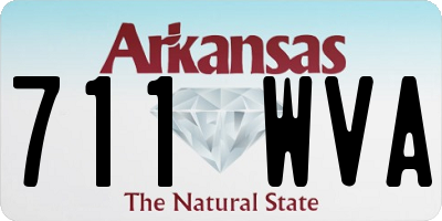 AR license plate 711WVA