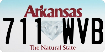 AR license plate 711WVB