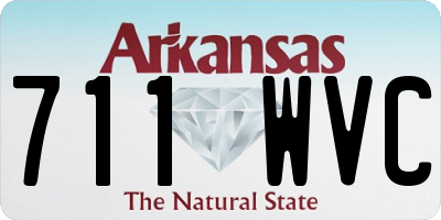 AR license plate 711WVC