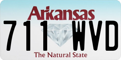 AR license plate 711WVD