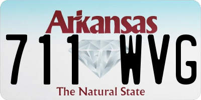 AR license plate 711WVG