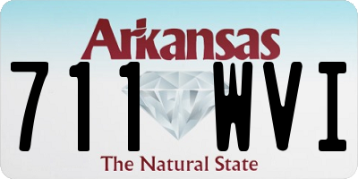 AR license plate 711WVI