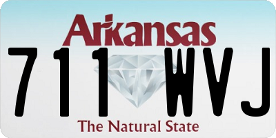 AR license plate 711WVJ