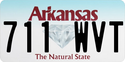 AR license plate 711WVT