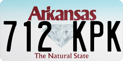 AR license plate 712KPK