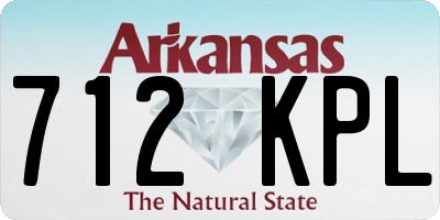 AR license plate 712KPL