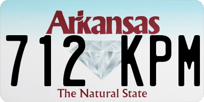 AR license plate 712KPM