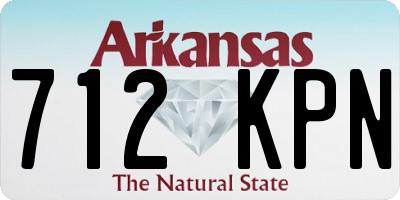 AR license plate 712KPN