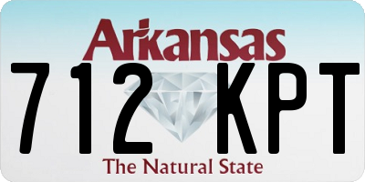 AR license plate 712KPT