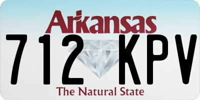 AR license plate 712KPV