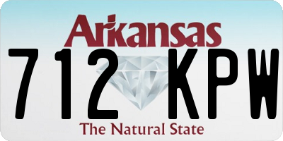 AR license plate 712KPW