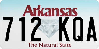 AR license plate 712KQA