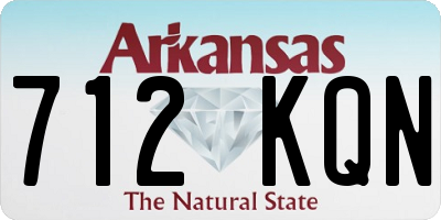 AR license plate 712KQN