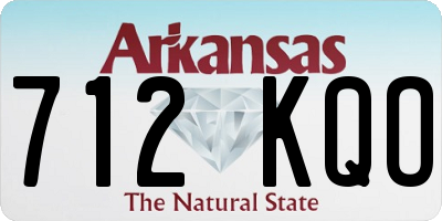 AR license plate 712KQO