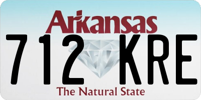 AR license plate 712KRE