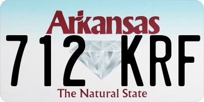 AR license plate 712KRF