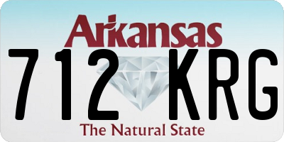 AR license plate 712KRG