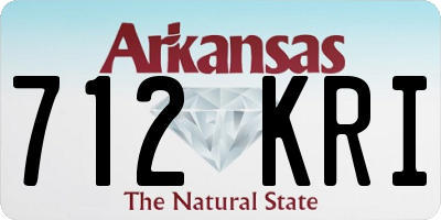 AR license plate 712KRI