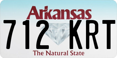 AR license plate 712KRT