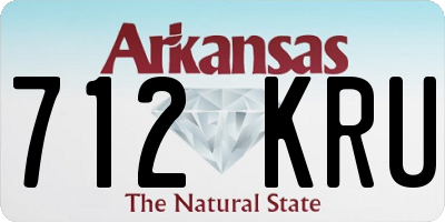 AR license plate 712KRU