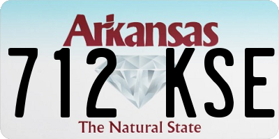 AR license plate 712KSE