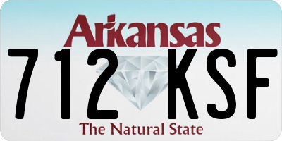 AR license plate 712KSF