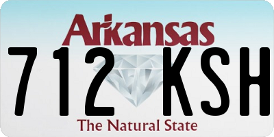 AR license plate 712KSH