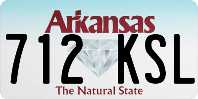 AR license plate 712KSL