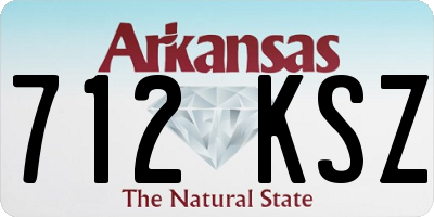 AR license plate 712KSZ