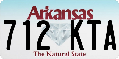 AR license plate 712KTA
