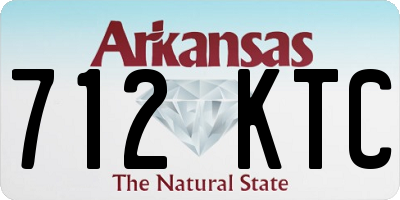 AR license plate 712KTC