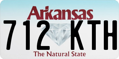 AR license plate 712KTH