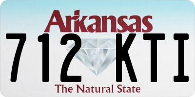 AR license plate 712KTI