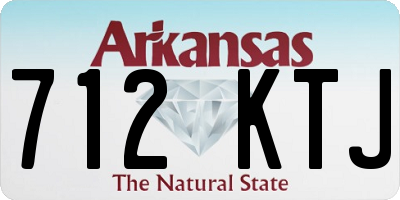 AR license plate 712KTJ
