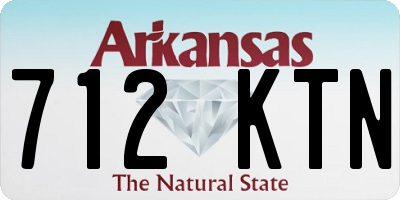 AR license plate 712KTN