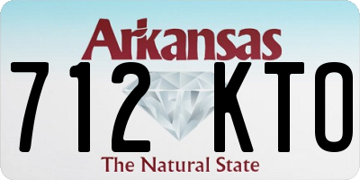 AR license plate 712KTO