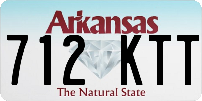 AR license plate 712KTT