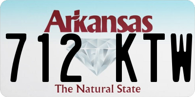 AR license plate 712KTW