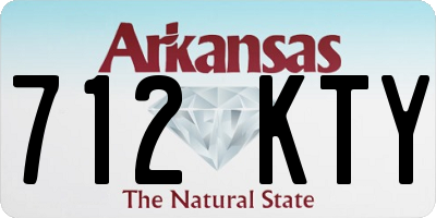 AR license plate 712KTY
