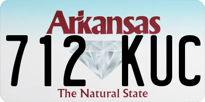 AR license plate 712KUC