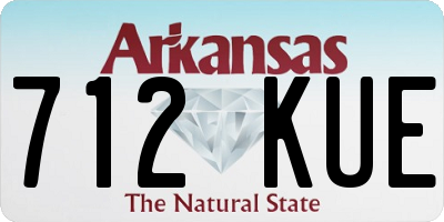 AR license plate 712KUE