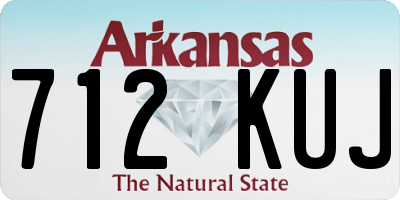 AR license plate 712KUJ