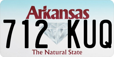 AR license plate 712KUQ