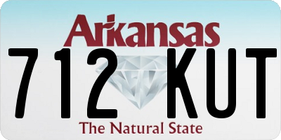 AR license plate 712KUT
