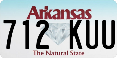 AR license plate 712KUU
