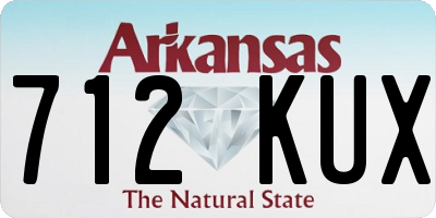 AR license plate 712KUX