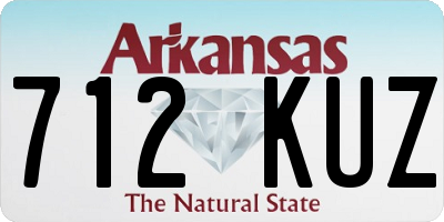 AR license plate 712KUZ